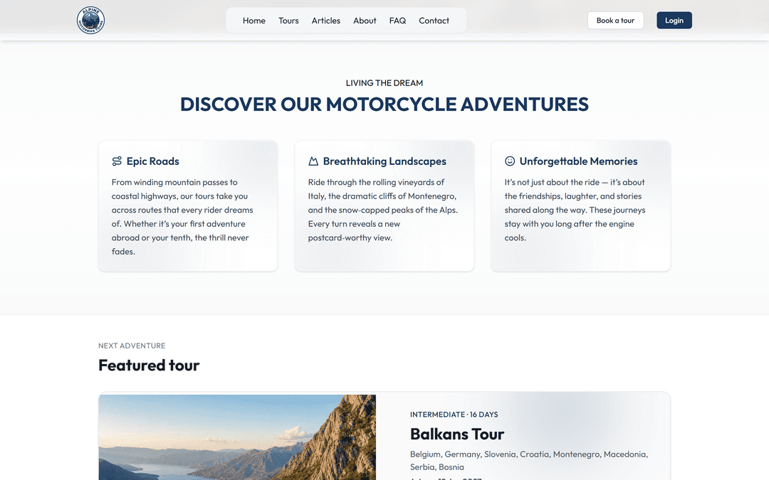Alpine Motorbike Tours — 1
